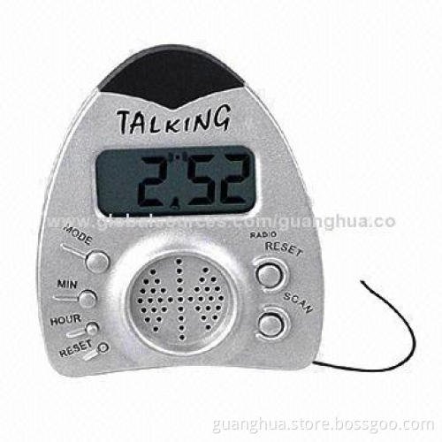 Clock Radio with Auto-scan and Daily Alarm Function